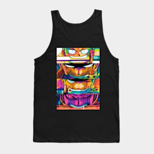 Zoro anime wpap pop art Tank Top